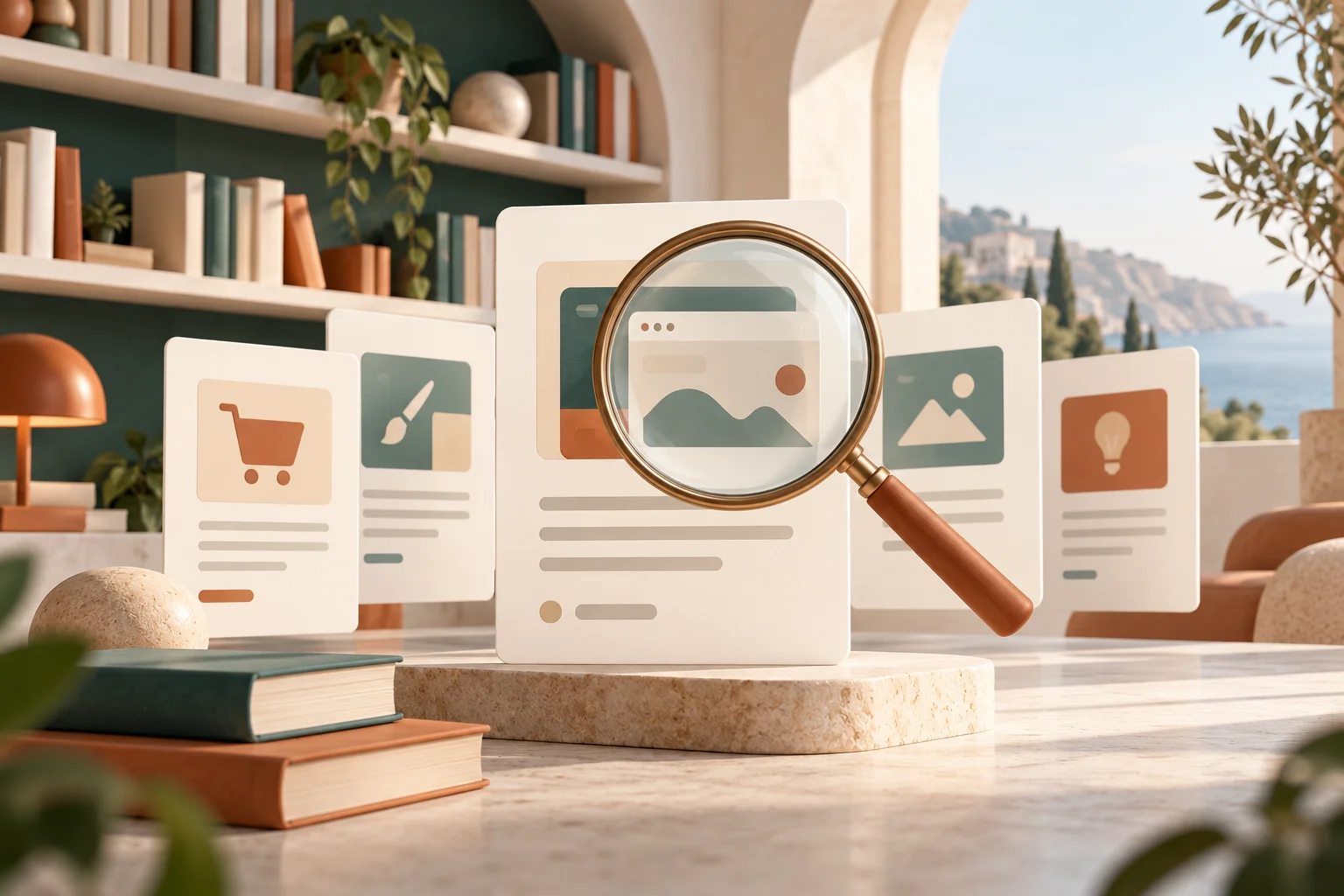 Blog DinaWeb : illustration de conseils et de préparation d’un site web