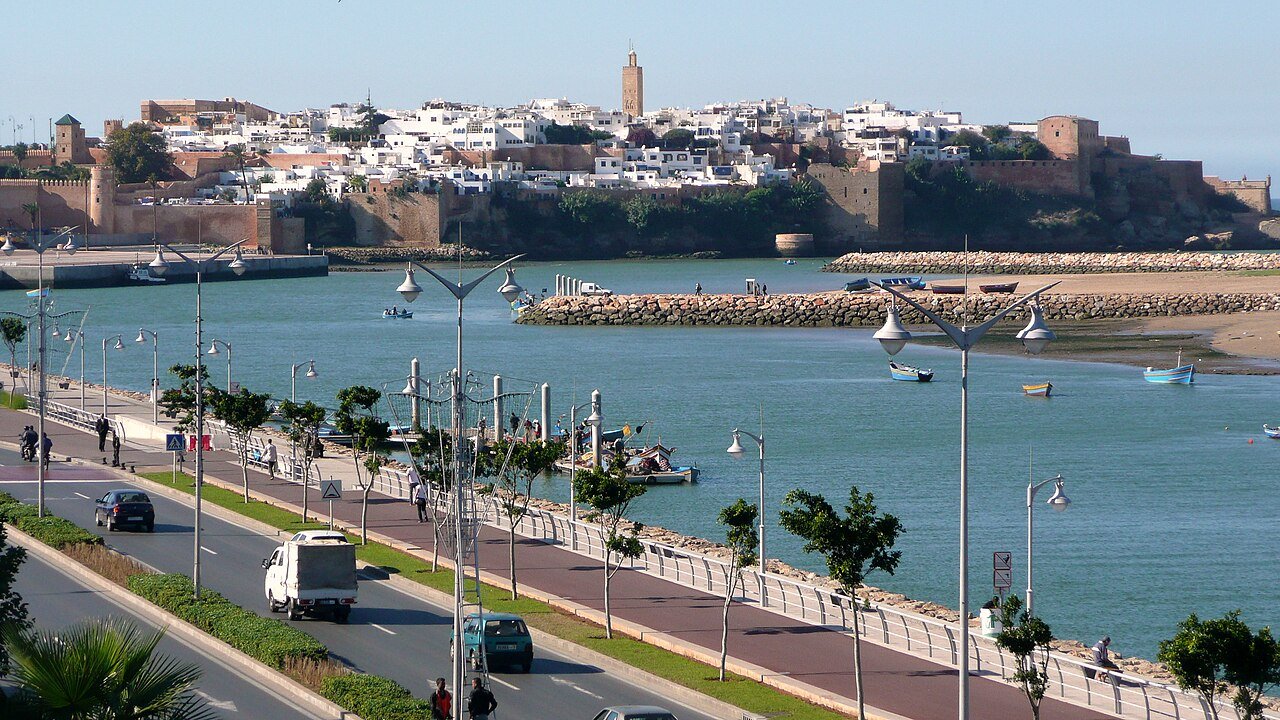 Kasbah des Oudayas et fleuve Bouregreg à Rabat